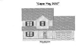 New Construction in the subdivision of Park Meadows. The Cape May 2100 floor plan features 4beds/2.5 baths home that features low maintenance vinyl siding, double car garage, ceiling fans, pantry, Kenmore kitchen appliances, designer kitchen cabinets,