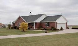 Total custom built 1782 SF brick ranch on 4 acres. Tons of curb appeal w/ its oversized total concrete drive, covered front porch, stylish roof lines & beautiful lawn & landscape. The home offers a 2 story 16 X 30 storage outbuilding (insulated w/