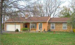 MORE THAN MEETS THE EYE! THIS RANCH HAS 2 ADDITIONS ~ OCTAGON SHAPED ~ EXPANDING THE DINING ROOM ON ONE SIDE & THE MASTER BEDROOM ON OTHER SIDE OF HOUSE. MANY WINDOWS MAKE ROOMS LIGHT & BRIGHT!! NICE BUILT-IN DRAWERS/SHELVES IN LIVRM.GFA FURNACE, C/A,