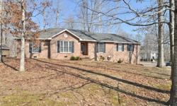 All Brick on close to an Acre! Newer HVAC, New Tankless Water Heater. Bonus Room on Main Level with seperate AC. Ceramic Tile floor in the Kitchen and Baths. Private Owner's Suite, Large Deck overlooking wooded lot.