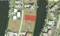 Punta Gorda Isles, Florida, Fantastic canal lot (104ft seawall) with sailboat acces to Charlotte Harbor/Gulf. Zoned multifamily.