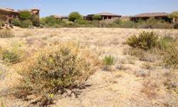 Fabulous easy to build lot in the gated section of the Legend Trail golf community. Over half an acre backing up to a large wash and beautiful Sonoran Desert. This quiet location is at the end of a cul de sac and all of the neighboring properties are in.
