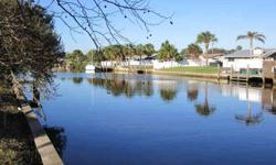 HERE'S YOUR CHANCE TO OWN 150 FT. ON A DEEP WATER CANAL LEADING RIGHT INTO THE INTRACOASTAL. AT THE END OF A CUL DE SAC JUST STEPS FROM THE OCEAN AND DOWNTOWN FLAGLER BEACH. THE HOUSE NEEDS WORK BUT HAS STOOD THE TEST OF TIME AND COULD BE THE FOUNDATION