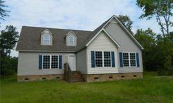New home on ten plus acres in the country. Bring your horses to ride. Debbie Marable has this 3 bedrooms / 2 bathroom property available at 22 Kings Land CT in Gates, NC for $199000.00. Please call (757) 410-8500 to arrange a viewing.Listing originally