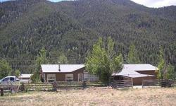 Gorgeous home in absolutely pristine, country location with incredible views and loads of wildlife and just walking distance to the river with great fishing and this one-of-a-kind property borders BLM Public Lands with great hunting! Mountains and pine
