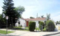 Three bedroom one bath Norwalk home on a roomy corner lot and detached garage. Great investor opportunity! Convenient to the 605 & 5 freeways, schools and shopping. Bank of America Home Loans or Merrill Lynch Pre qualification required on all offers.