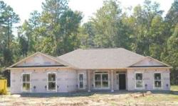 New construction breaking ground 8/1 and completed within 3 months. 4 bedroom with 2 bathrooms and 2 car garage on 2 acres. This home comes with solid, 3/4 inch oak floors in living areas, ceramic tiled floors in wet areas and carpet in the bedrooms. The