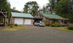 Enjoy this 1876sf home on 2.2 secluded acres in Totten Shores. This home offers 2 bedrooms, plus bonus room, Loft with office area, spacious kitchen and living area. Keep warm with the wood stove. Home has metal roof and lots of windows to allow light in.