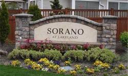 Gorgeous Move-In Ready 2 Bedroom, 2 Bath Townhome in Gated Community of Sorano at Lakeland Hills has beautiful upgrades throughout. Eat-In Gourmet Kitchen w/Granite Countertops,Island,Upgraded Stainless Steel Appliance,Gas Range Oven w/Upgraded