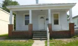 Great investment opportunity on this home located in Petersburg! Featuring 2 bedrooms, 1 bath, fenced yard & covered front porch. Come see the possibilities! Property being sold as-is. Inspections are for informational purposes only. This Property is