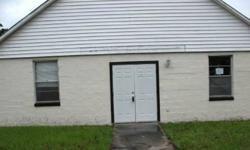 Country church! 2580 Sq. Ft. Lots of potential uses. Large sanctuary, 3 bathrooms, large open kitchen, office space. Use as a church or convert to other uses. Use your imagination. Needs TLC. Bank of America Home Loans Prequalification required on all