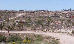 Looking for a lot with a view? This may be it! 2.52 acres perched on the hillside with forever view & just four minutes from downtown Yucca Valley. This is a fantastic piece of land. There had been a road cut up to the middle of the hillside, where a pad