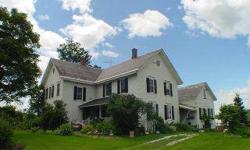 Picturesque working Vermont farm w/ Century Award Colonial Farmhouse. Permitted for six bedrooms, farm still has all development rights which lends to very attractive financing options, also sellers may consider owner financing. Also available additional