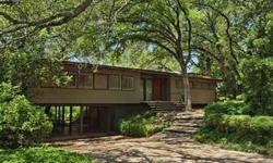 Wonderful mid-century home on an incredible tree filled lot. Pretty wood floors. Large living with fireplace. Sloped ceilings. Large master with his and her baths. Beautiful setting. Minutes to MoPac.
Listing originally posted at http