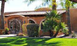 Far and above the P.V. best value, a house that needs nothing. Sought-after neighborhood of Camelback Country Club Estates, within walking distance of the $25M clubhouse renovation of a few years ago. Spanish Colonial with iron gates, and circular drive