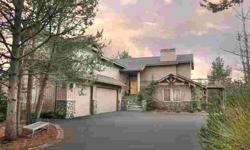Hard to find Riverfront Skypark Home in Sunriver. Park your airplane (tiedown included) and walk to the house. Beautiful pride of ownership in this private riverfront home at Skypark. 5 bedrooms and 4.5 bathroom on private lot. Vaulted great room with