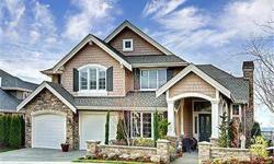 Issaquah Highlands high style at this gorgeous Buchan previous model home offering everything needed for today's upscale living. Best lot on Daphne, better than new, tons of upgrades; closet system, window coverings,
landscape, designer colors. Open