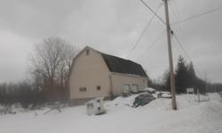 Really neat 1928 Dutch barn, two main floors and loft, partial fall down, main beams still attached, 3 walls still standing, floor still standing, can be walked on with caution. Winner will take entire barn, orginal barn wood siding has been protected