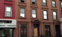 495 Franklin Ave Located on Franklin Avenue off Hancock next to the Franklin station of the "C" & "S" Subway, 2 blocks to the Nostrand "A" line. Legal 2 family 3 story, Double Duplex!! Brownstone with additional full size finished cellar. The building is
