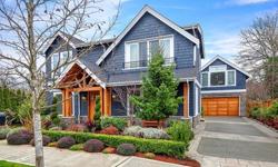 Prime, downtown Kirkland location! Walk to waterfront parks, fine dining & shopping. This custom craftsman offers the ideal venue for entertaining both indoors & out. Dramatic great room featuring a masterful, slab granite kitchen & 2-story family room