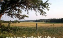 www.BuyHillCountryRanch.com >>>>Spectacular 121.62 +/- **acre ranch located adjacent to the fly-in community of the Landing at Blanco. www.BeautifulRanchForSale.com >>>>This property has amazing views from several potential premium buildin