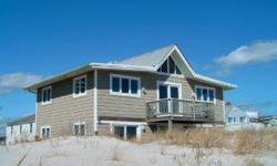 Very comfortable beachfront home with a little old school contemporary style. Substantial views from both floors of living area. This is one of the most reasonably priced oceanfront single family homes on LBI!!! Approximate building footprint, not