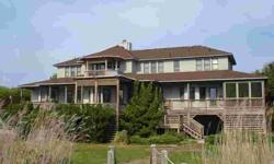 Stunning Soundfront property in Sanderling, situated in one of the nicest settings on the Outer Banks, providing panoramic sound views, lots of privacy, custom spa, and pier with gazebo. True custom home in great condition offers 4,150 sf of the highest