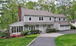 Beautiful 5 bedroom, all on one floor, Colonial in the beautiful "Highlands" section of Chatham Township. Open lovely renovated kitchen with granite/stainless appliances. Beautiful 1/2 yard with beautiful views. Walk out basement, garage/mud room off of