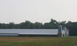 NICE POULTRY FARM WITH 4 40 X 550 TUNNEL HOUSES CURRENTLY IN PRODUCTION. APPROXIMATE CAPACITY 88,000 LARGE BIRDS. PROPERTY HAS 2 WELLS, TRACTOR FOR LAWN, GRADER BLADE, SNOW PLOW AND TRUCK - GENERATOR KW 105 HOURS 57 (APPROX) PADS ARE INSTALLED ON BOTH