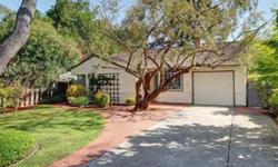 This fabulous 4 bedroom 2 bathroom home has a sought-after location on a beautiful tree line street in south Palo Alto. The desirable one-story floor plan is laid out to suit any lifestyle. A spacious living room with wood burning fireplace encourages