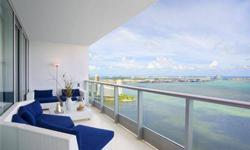 Brickells Most Luxurious residence directly on the Bay. Endless views from this 41st floor home with flow through floorplan, spacious balconies facing east and west with access from every room pluse Private Elevator Entrance. Electric window shades,