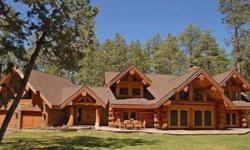 This could be the most impressive luxury log home in the White Mountains. Featured in "Log Home Living Magazine" in 2008. Giant Western Cedar logs custom handcrafted from British Columbia. Every exquisite interior detail imaginable including copper