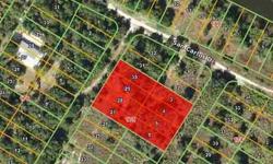 Eight lots are included in this parcel for a price of $1500 per lot; total purchase price is $12,000 as all lots must be sold together. These lots are currently in a Scrub Jay review area and would require a study proving no birds are present prior to the
