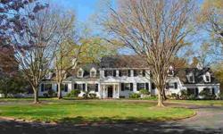 Mount Pleasant includes a gracious Colonial home of nearly 5000 sq. ft., a pool house and an in-ground pool, both overlooking the water. Built in 1942, the elegant main house is situated on a waterfront point offering broad vistas of the saltwater inlet's