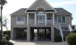 6br/5ba direct ocean front home on 75x145 lot.Located in the quiet and serene part of Garden City Beach.Listing originally posted at http