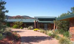 Bank Owned Luxury Estate Home for sale in Sedona Arizona! A private enclave, gated community with only 4 other home sites and this property is situated on over 10 Acres with stunning views of Red Rock State Park! The main house features walls of windows