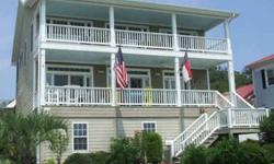 Big, wide expansive porches define this coastal home. Plenty of room inside and out make it the perfect place to host your guests. Large airy great room with oversized windows affords the best views Southport has to offer, both inside and out. Efficiency