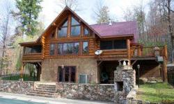 This is a one of kind type of property with large main house and wonderful guest house on 43.6 acres with streams,pasture,pond,mtn.views,pool,hot tub,privacy,both are custom log homes,top of line construction,paved driveway,covered porches,decks,fenced