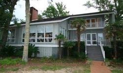 Incredible Bay House on Mobile Bay, 4 drives from The Grand Hotel - Magnificent Views - Heart Pine Floors, Tall Ceilings - Oversized Rooms - Both Master plus Guest Bedroom downstairs - Fireplaces in Great Room and Den - Pier with electricity and water -
