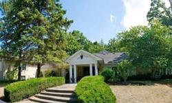 Lush, Rolling, Wooded Barrington Hills lot with expansive Lannon Stone Ranch Home! Shimmering Pool with Cabana, Greenhouse, Custom Designed 6 Stall Barn (good for storage!), Architectural Screened Gazebo and multitudes of landscape effects. 500K of
