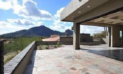 New construction. Contemporary style high on the mountain with city lights and unobstructed views to Red Mountain to Camelback and Red Mountain. Slate floors, leather walls, custom cabinets Pizza Oven,design masterpiece inside and out.Listing originally