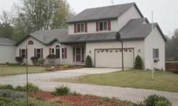 Jamestown six bedroom for and a half baths.Two master suites and a main floor utility.Walkout Basement is unfinshed except a bedroom and bath. The lot is 1.54 acres wih a 28x32 pole barn and a 16 x38 pool. Nice set up ! Comments from the seller about what
