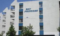 Lowest priced unit in Bay Princess at time of listing. Motivated seller. Was a primary residence for owner and never rented. 4TH floor bayfront condo in midtown, masonry building, with bayfront sunset views from Living Room, Dining Room, Kitchen and