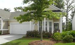 Beautiful villa with green space out back and lovely landscaping. Plantation shutters throughout, ceiling fans, stainless appliances, granite counters, painted garage floor and shelving. Check out the resort style living of Sun City Carolina Lakes.