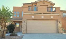 Beautiful 2 story home in a great Rio Rancho location! Roomy 3 bedroom home plus loft area. Master suite situated on the main level for ultimate privacy! Enjoy spectacular mountain and Golf Course views from the balcony, or cozy up near the custom