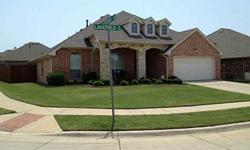Corner lot, split bedrooms, granite counters, master has seperate shower, jetted tub, designer paint, covered patio, pool size backyard, large covered front porch, community has many extras. GREAT location. MOVE-IN ready.
Listing originally posted at http