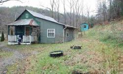 #2090 - Middlesboro, KY - IT AS CUTE AS CAN BE, THIS HOME HAS 2 BEDROOMS AND ONE BATH, LIVING ROOM, EAT-IN KITCHEN AND FORMAL DINING ROOM AND LAUNDRY AREA; There is approx. 3 acres of land with some Hemlock trees; storage building and a detached garage;