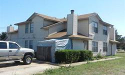 Large 4-Plex for Sale! Townhome style! half of the units are 2 bedroom, 2 bath with Upstairs Loft, other half are 3 Bedroom 2 Baths! Faux wood floors. Connections for Stackable Washer/Dryer Off the Hall. Each Unit has a Fenced Patio. All 2 Stories with