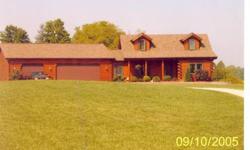 Beautiful 2040 Sq Ft Log home on 9 acres in Dekalb Central School District, 2 1/2 miles N of Garrett,IN. 2 Story with finished walkout basement, 3 bedroom, 2 full bath, 28X40 finished heated garage with water. Built in 2000 with 5 acres planted trees. Be