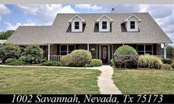 BRING YOUR BOAT! BUILDERS FORMER MODEL is MOVE IN READY! BEAUTIFUL RANCHETTE situated on OVER 1 ACRE near Lake Lavon! EASY ACCESS to Hwy 78 in GREAT NEIGHBORHOOD. OPEN FLOORPLAN with SPLIT BDRMS. HUGE LR, ENORMOUS GAME RM garage conversion has HVAC not
